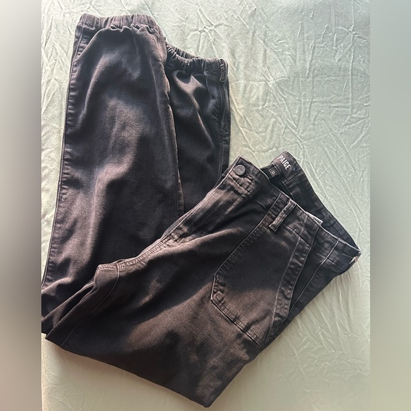 PAIGE Mayslie Black Jogger Jeans Sz 33 - Picture 5 of 5